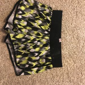 Yellow and black shorts girls